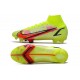 Nike Mercurial Superfly VIII Elite FG Neuf Volt Carmin Noir