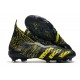 Chaussure Adidas Predator Freak+ FG Noir Jaune