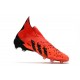 Chaussure Adidas Predator Freak+ FG Rouge Noir Rouge Solaire