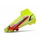 Nike Mercurial Superfly VIII Elite FG Neuf Volt Carmin Noir