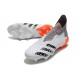Adidas Predator Freak+ FG Blanc Acier Métallique Rouge Solaire