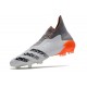Adidas Predator Freak+ FG Blanc Acier Métallique Rouge Solaire