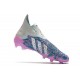  Chaussure Adidas Predator Freak+ FG Argent Rose Bleu 