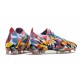 adidas Predator Edge.1 L FG 2022 Geometric Bleu Equipe Jaune Rouge