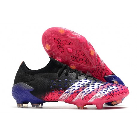 adidas Predator Freak.1 Low FG Superspectral - Noir Blanc Rose