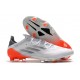adidas X Speedflow Messi.1 FG Blanc Acier Métallique Rouge Solaire