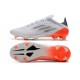 adidas X Speedflow Messi.1 FG Blanc Acier Métallique Rouge Solaire