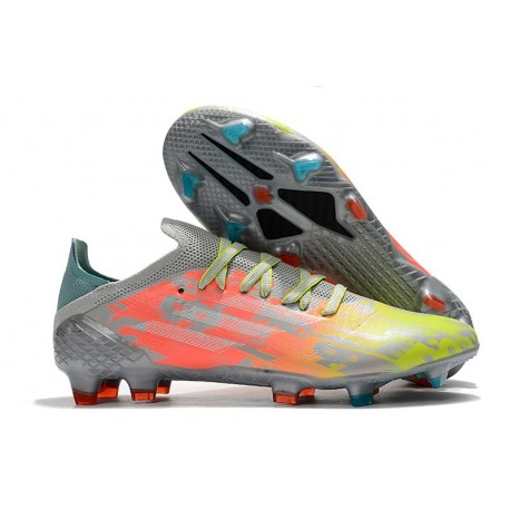 adidas X Speedflow Messi.1 FG Onix Transparent Blanc Jaune Solaire