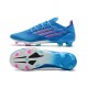 Crampons adidas X Speedflow.1 FG Ciel Rose Choc Equipe Blanc