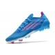 Crampons adidas X Speedflow.1 FG Ciel Rose Choc Equipe Blanc