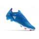 Crampons adidas X Speedflow.1 FG Ciel Rose Choc Equipe Blanc