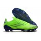 Crampons adidas X Speedflow.1 FG Vert Violet