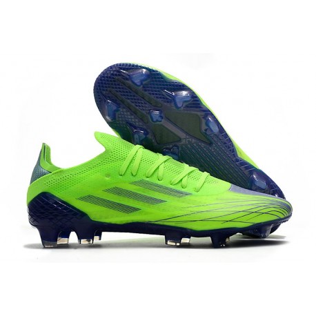 Crampons adidas X Speedflow.1 FG Vert Violet