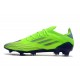 Crampons adidas X Speedflow.1 FG Vert Violet