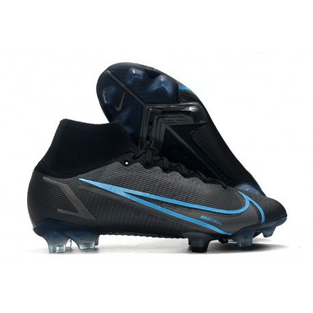 Nike Mercurial Superfly VIII Elite FG Neuf Noir Gris Acier