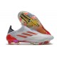 adidas X SPEEDFLOW+ FG Blanc Acier Métallique Rouge Solaire