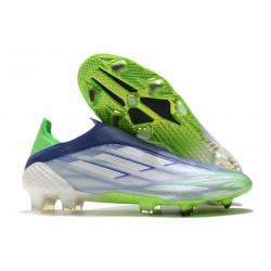 Chaussures de football adidas X SPEEDFLOW+ FG Bleu Vert