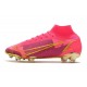 Nike Mercurial Superfly VIII Elite FG Neuf Rose Noir