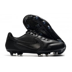 Chaussures de Foot Nike Tiempo Legend 9 Elite FG Noir