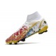 Nike Mercurial Superfly VIII Elite FG Neuf Ronaldo CR7 Blanc Rouge Or