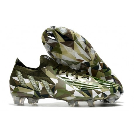adidas Predator Edge.1 L FG 2022 Swarovski - Vert Argenté Vert ÉDITION LIMITÉE