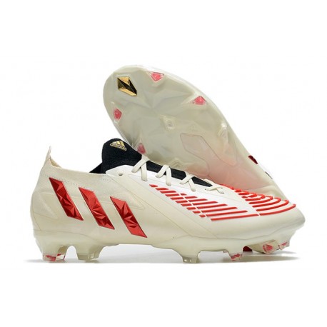 adidas Predator Edge.1 L FG 2022 Showdown - Blanc Rouge Doré