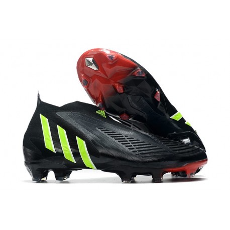 adidas Predator Edge+ FG Nouveaux Noir Vert
