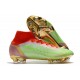 Nike Mercurial Superfly 8 Elite FG Nouvelle Vert Rouge Or