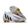 adidas Predator Edge+ FG Nouveaux Blanc Noir Or