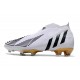 adidas Predator Edge+ FG Nouveaux Blanc Noir Or