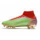 Nike Mercurial Superfly 8 Elite FG Nouvelle Vert Rouge Or