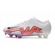 Chaussures Nike Zoom Mercurial Vapor 15 Elite FG Blanc Rouge