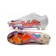 Chaussures Nike Zoom Mercurial Vapor 15 Elite FG Blanc Rouge