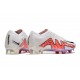 Chaussures Nike Zoom Mercurial Vapor 15 Elite FG Blanc Rouge