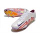 Chaussures Nike Zoom Mercurial Vapor 15 Elite FG Blanc Rouge
