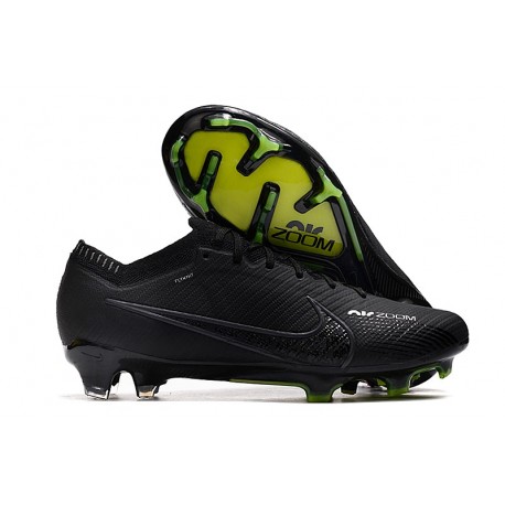 Chaussures Nike Zoom Mercurial Vapor 15 Elite FG Noir Vert
