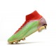 Nike Mercurial Superfly 8 Elite FG Nouvelle Vert Rouge Or
