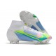 Nike Mercurial Superfly 8 Elite FG Nouvelle Blanc Bleu Vert