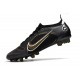 Nike Mercurial Vapor XIV Elite AG-Pro Noir Or Métallique Argent