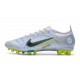 Nike Mercurial Vapor XIV Elite AG-Pro Ballon Gris Bleu Foncé