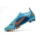 Nike Mercurial Vapor XIV Elite AG-Pro Bleu Chlorine Orange Laser Marina