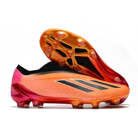 Chaussure adidas X Speedportal + FG Orange Noir
