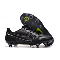 Nike Tiempo Legend 9 Elite SG Noir Foncé Smoke Gris Summit Blanc