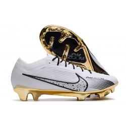 Chaussures Nike Zoom Mercurial Vapor 15 Elite FG Blanco Oro