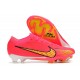 Chaussures Nike Zoom Mercurial Vapor 15 Elite FG Rose Jaune