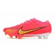 Chaussures Nike Zoom Mercurial Vapor 15 Elite FG Rose Jaune