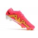 Chaussures Nike Zoom Mercurial Vapor 15 Elite FG Rose Jaune