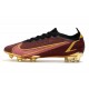 Nike Mercurial Vapor 14 Elite FG Homme Rouge Or