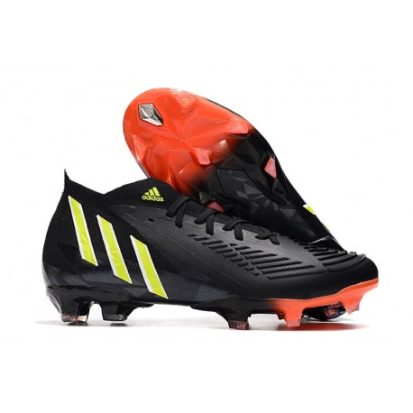 Chaussure adidas Predator Edge.1 FG Noir Jaune