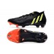 Chaussure adidas Predator Edge.1 FG Noir Jaune